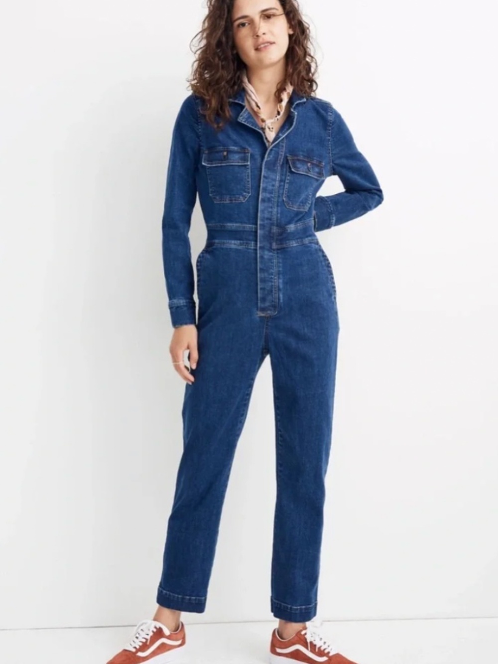 Madewell Dark Wash denim jumpsuit Size 12